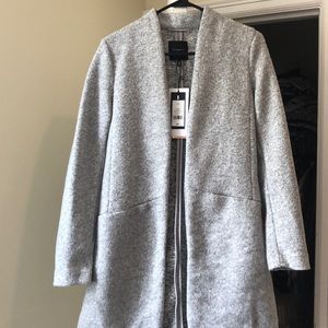 Long open coat